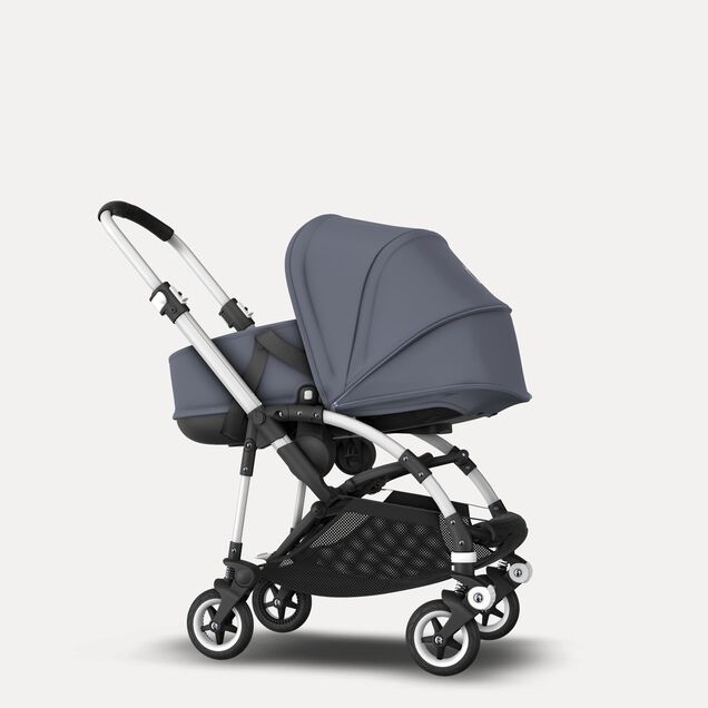 Bugaboo Bee 5 travel system steel blue sun canopy, steel blue fabrics, aluminium base - Main Image Slide 5 of 15