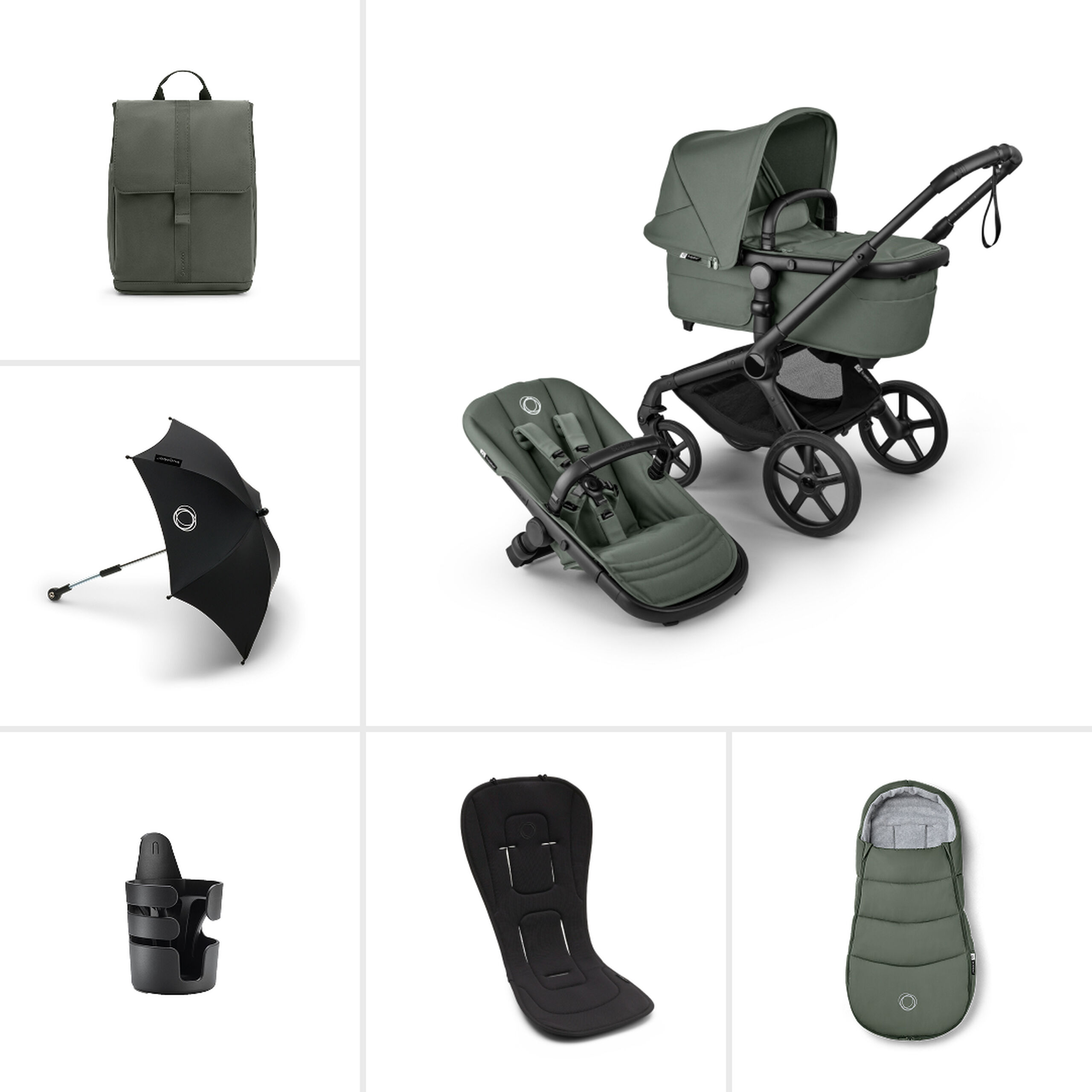 Bugaboo Fox 5 Renew Complete Pushchair Bundle - Thumbnail Slide 1 of 7