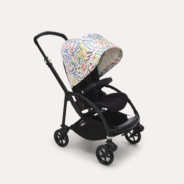 Bugaboo bee 6 sun canopy ASIA Art of Discovery WHITE - Main Image Slide 5 of 5