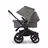 Bugaboo Donkey 5 Duo double stroller black base, forest green fabrics, forest green sun canopy - Thumbnail Slide 2 of 11