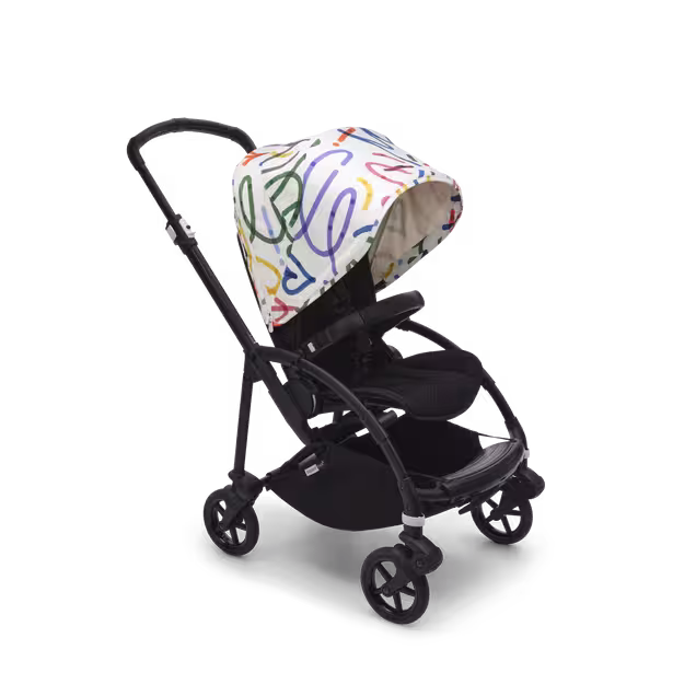 Bugaboo Bee 6 sun canopy Art of Discovery WHITE - Main Image Slide 4 of 5