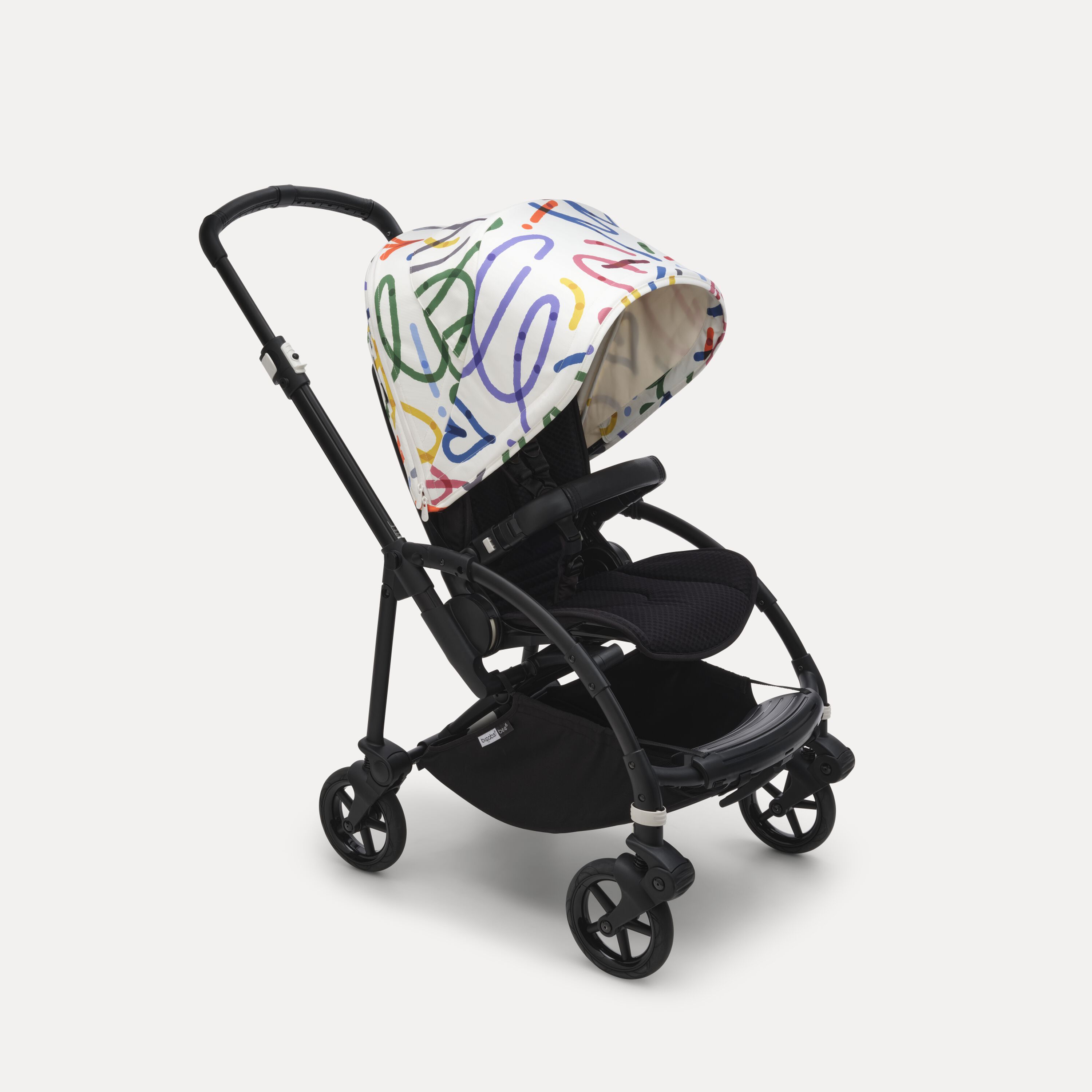 Bugaboo Bee 6 sun canopy Art of Discovery WHITE - Main Modal Image Slide 4 of 5