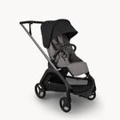Bugaboo Dragonfly Plus seat stroller graphite base, grey melange fabrics, heritage black sun canopy
