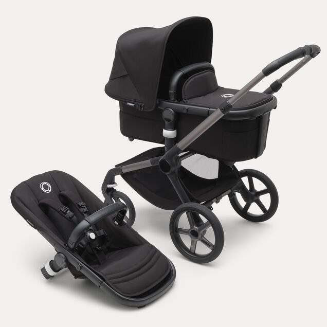 Refurbished Bugaboo Fox 5 complete GRAPHITE/MIDNIGHT BLACK-MIDNIGHT BLACK - Main Image Slide 1 of 10
