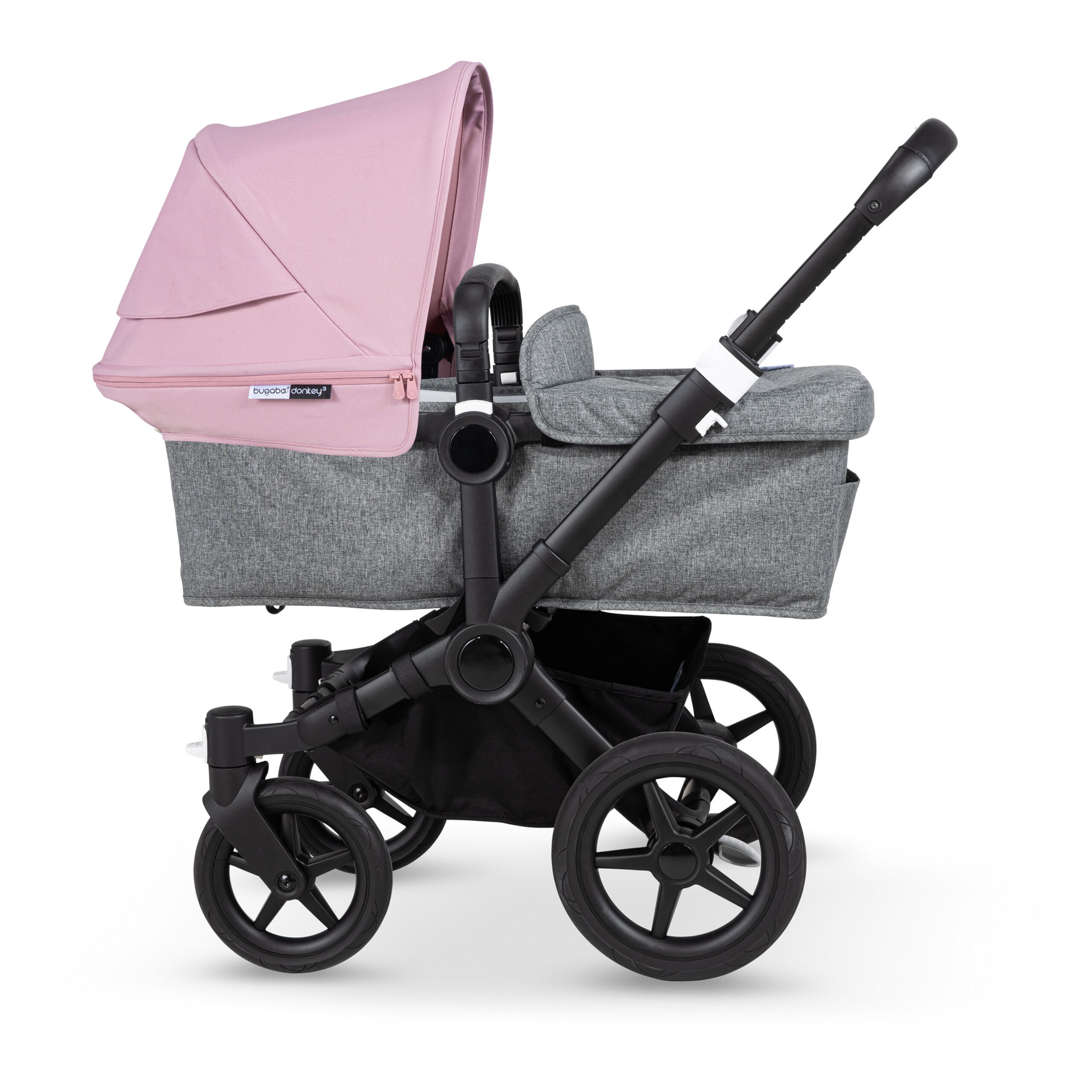 Bugaboo Donkey3 sun canopy SOFT PINK - Thumbnail Slide 12 of 22