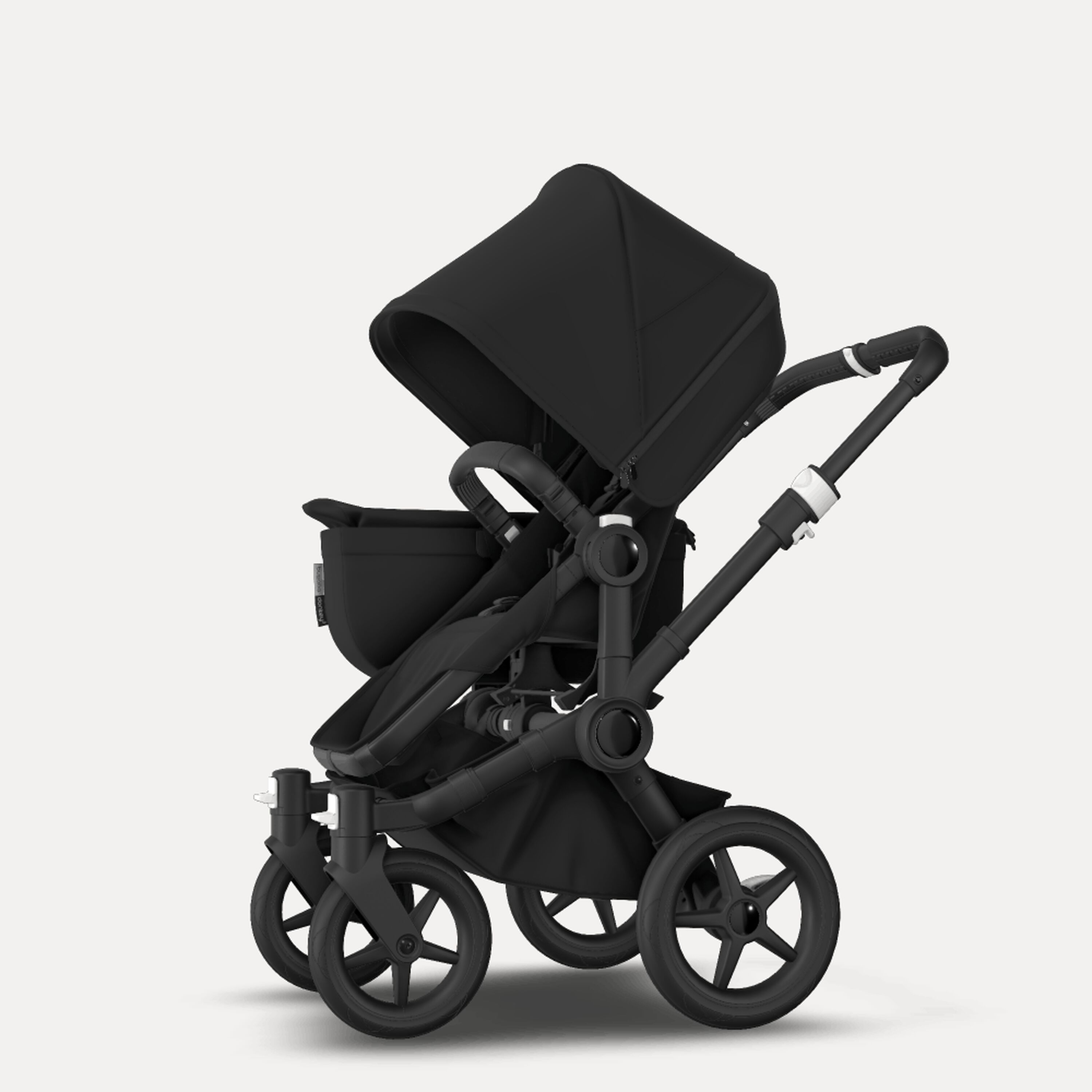 Bugaboo Donkey 3 Mono travel system black sun canopy, black fabrics, black base - Main Modal Image Slide 8 of 16