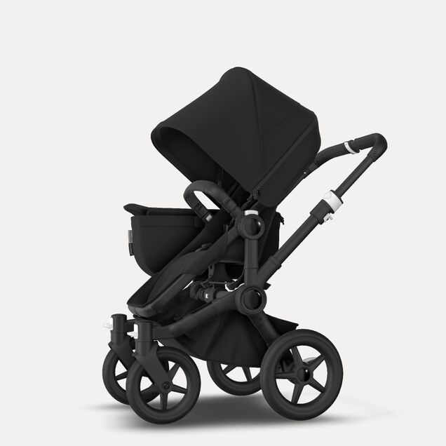 Bugaboo Donkey 3 Mono travel system black sun canopy, black fabrics, black base - Main Image Slide 8 of 16