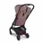 Bugaboo Butterfly 2 Plus travel pram black base, dusty pink fabrics, dusty pink sun canopy - Thumbnail Slide 3 of 11