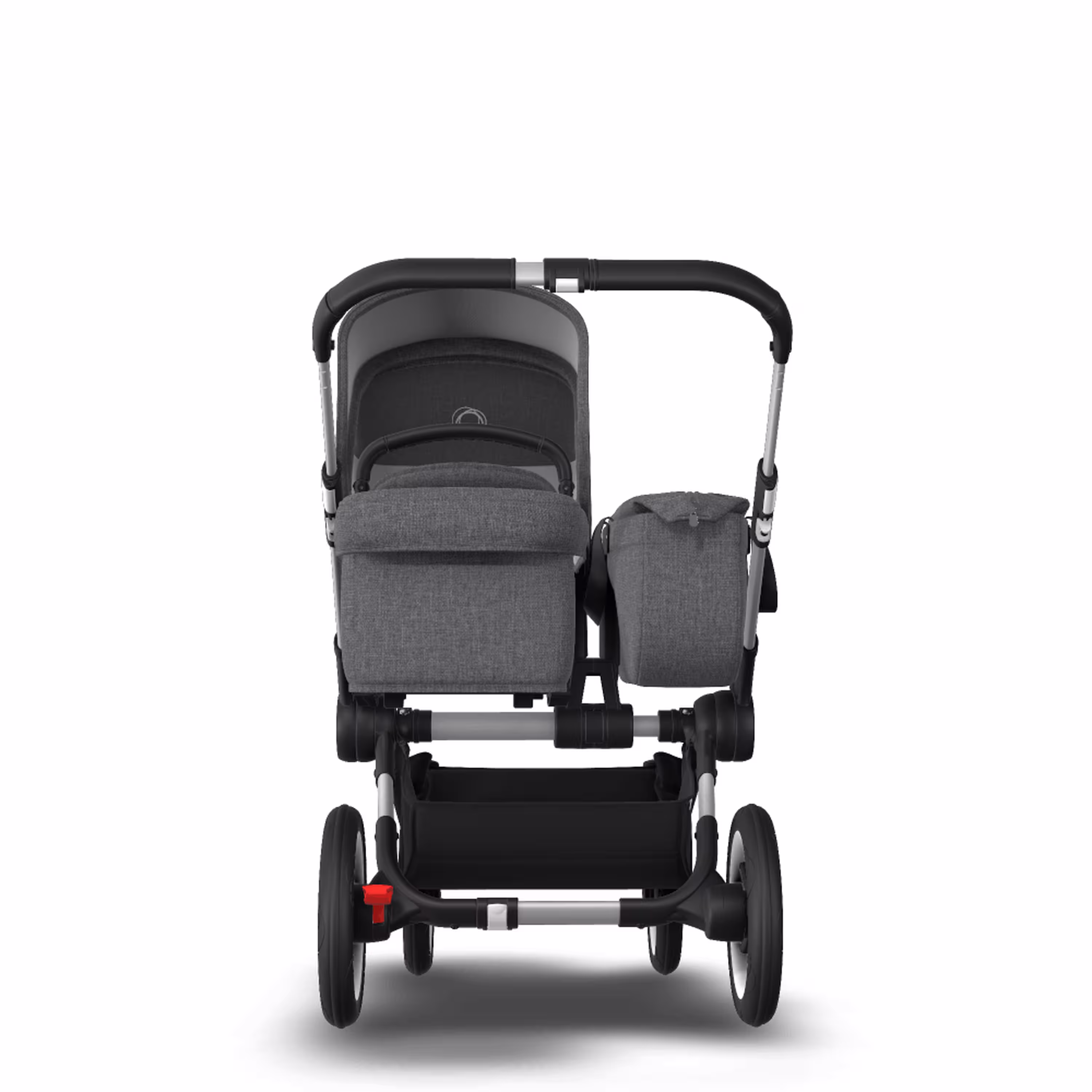 AU - Bugaboo Donkey 3 Mono Seat and Bassinet Stroller Grey Melange, Aluminum chassis - Main Modal Image Slide 4 of 6