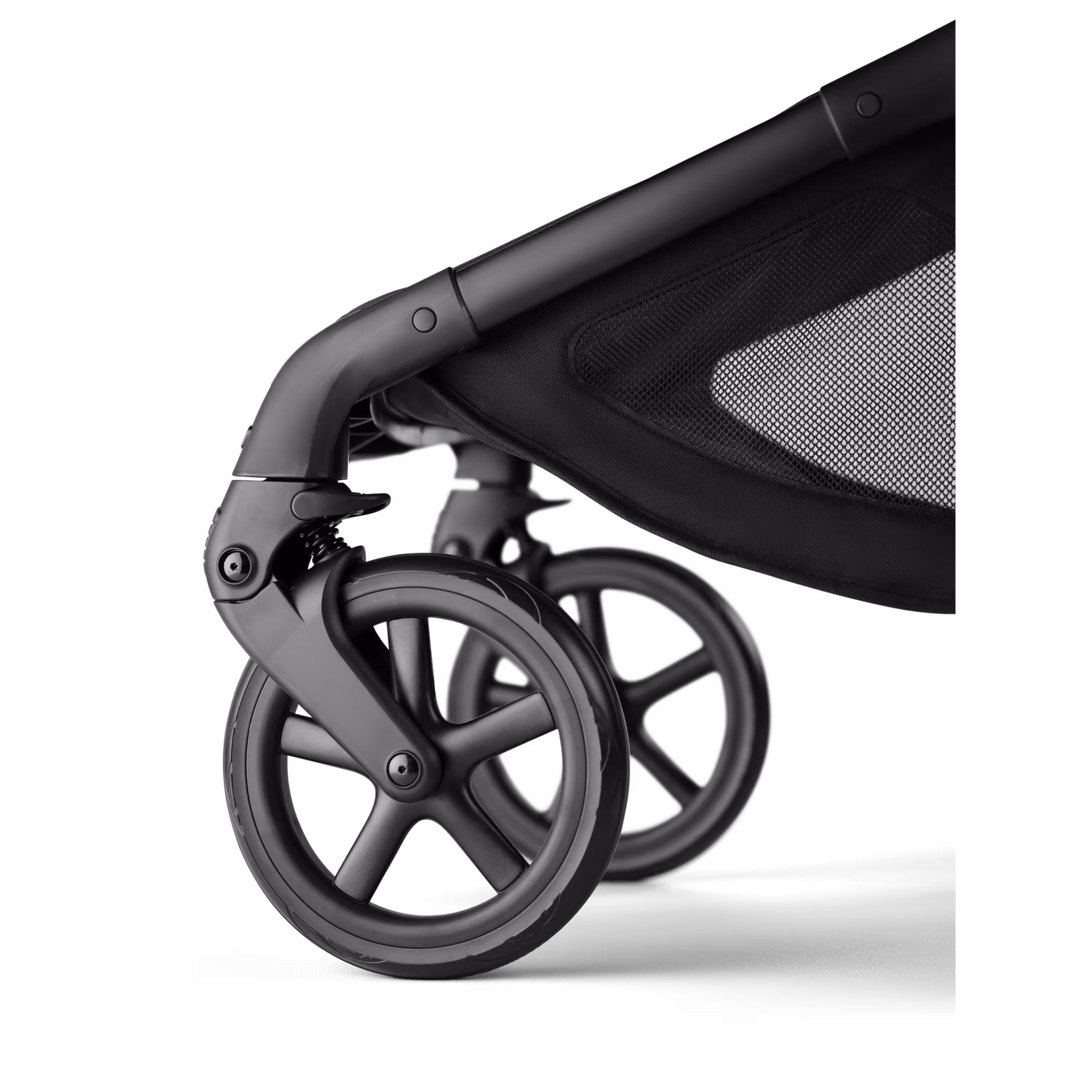 Bugaboo Fox 5 Renew 2-in-1 stroller black base, heritage black fabrics, cocoa brown sun canopy - Main Modal Image Slide 10 of 12