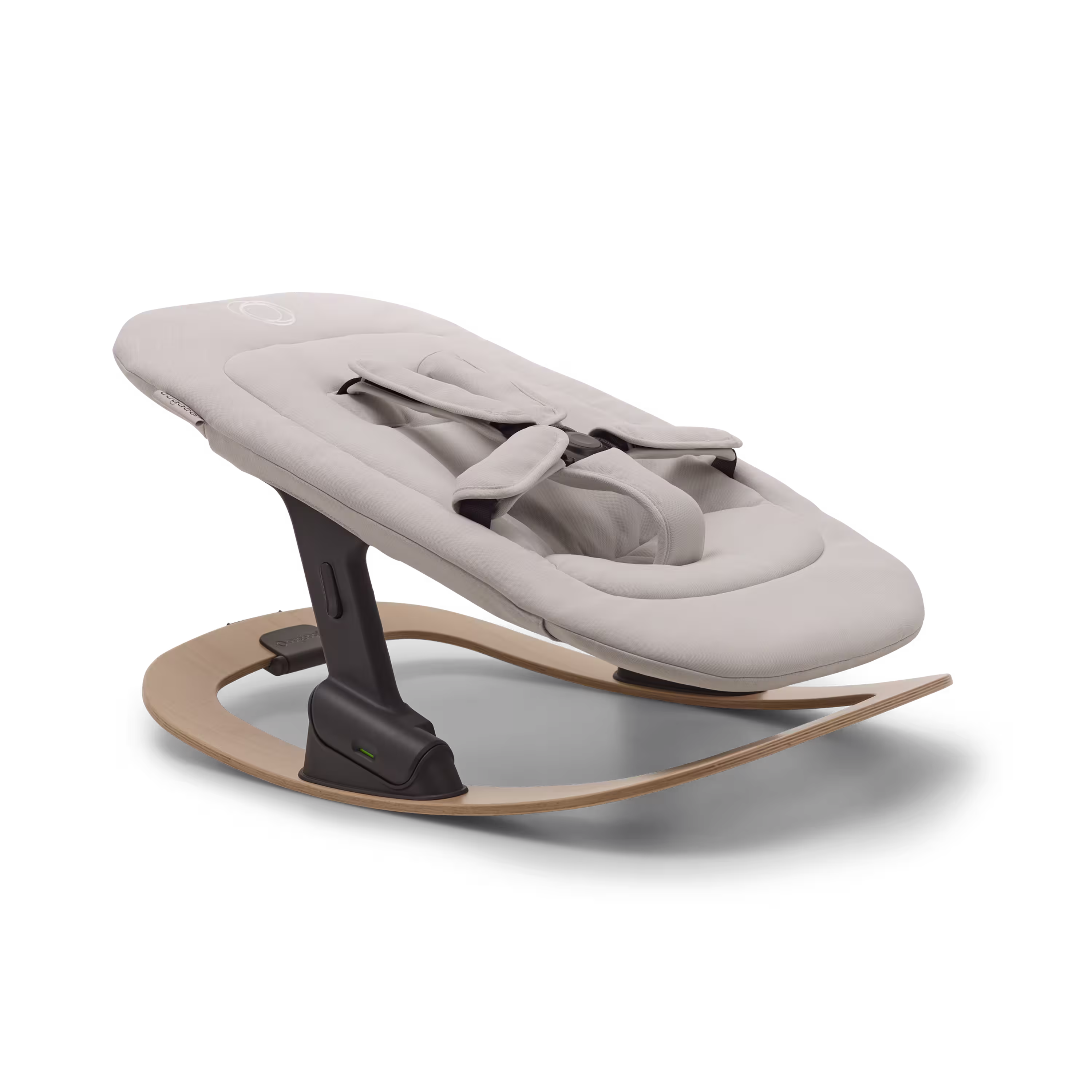 Bugaboo Giraffe white newborn set on the rocker frame. - Main Modal Image Slide 4 of 6