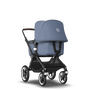 ASIA - Bugaboo Fox stroller bundle Black blue melange - Thumbnail Modal Image Slide 1 of 6