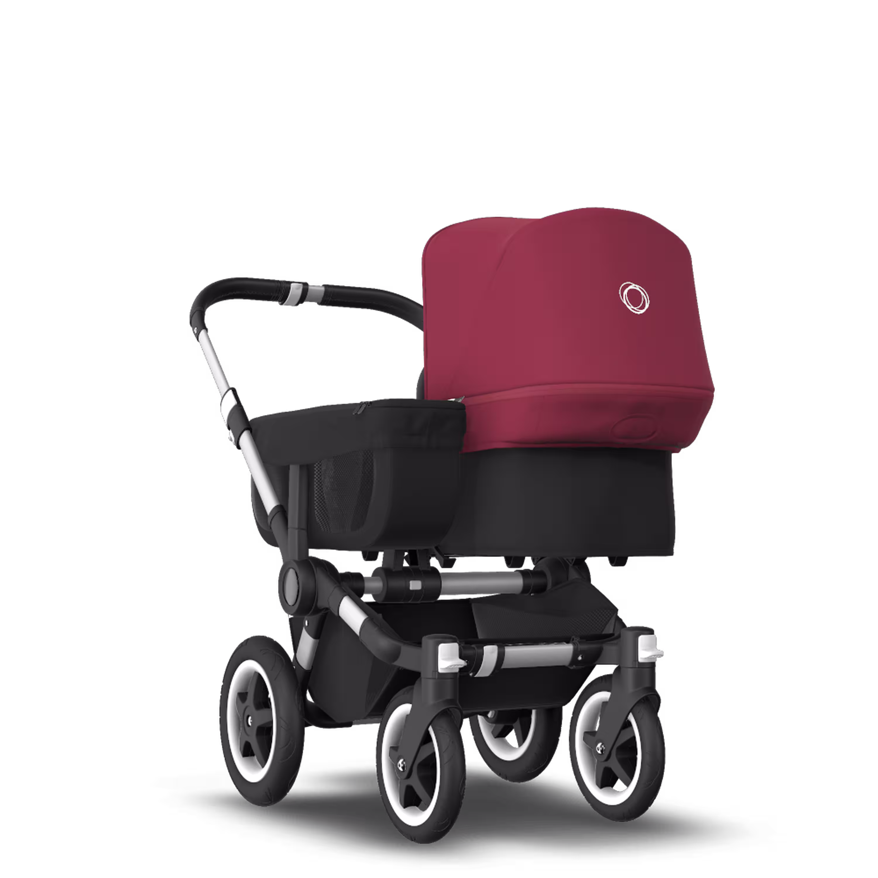 Refurbished Bugaboo Donkey2 mono complete ALU/BLACK-RUBY RED - Main Modal Image Slide 1 of 2