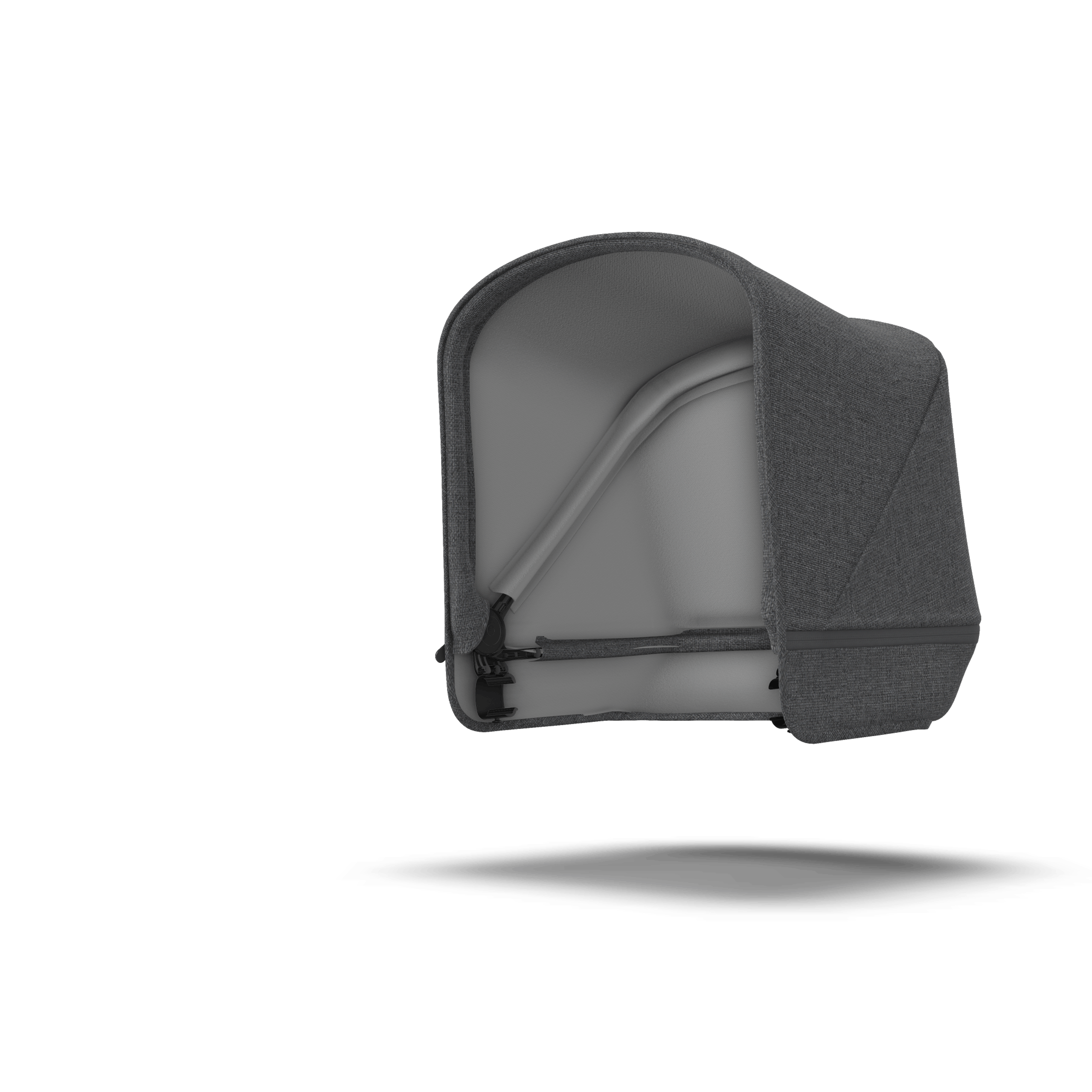 Bugaboo Donkey2 sun canopy GREY MELANGE - Thumbnail Slide 4 of 6