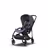 PP Bugaboo Bee 5 seat stroller steel blue sun canopy, blue melange fabrics, black base - Thumbnail Slide 5 of 6