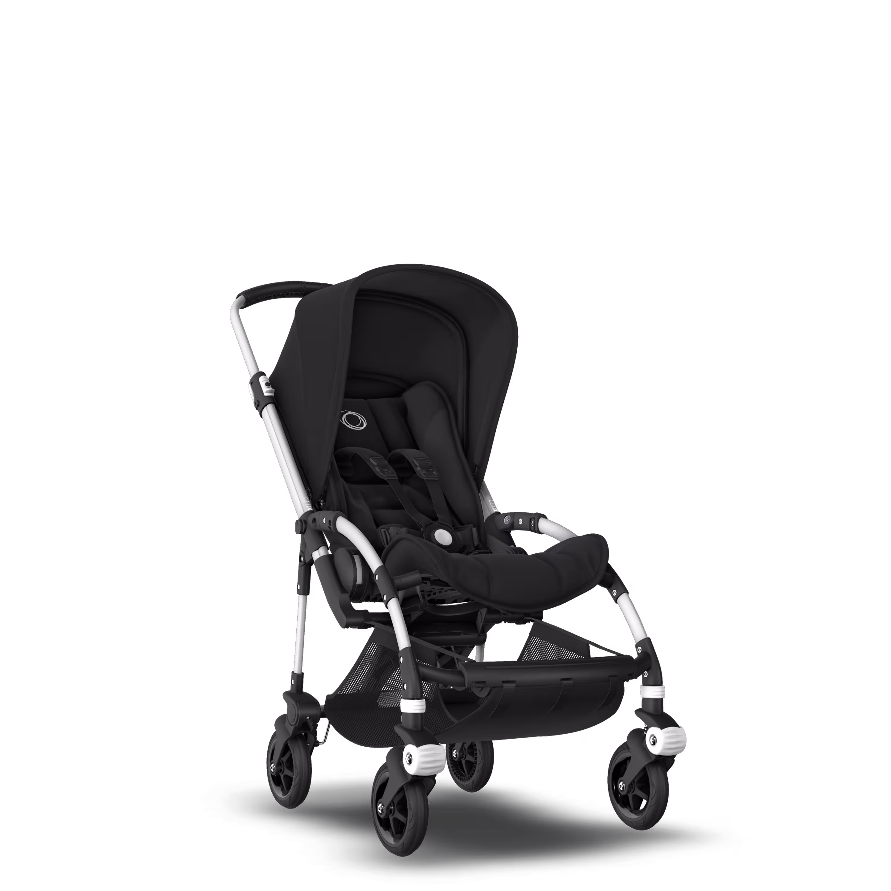 Bugaboo Bee 5 travel system black sun canopy, black fabrics, aluminium base - Main Modal Image Slide 6 of 15