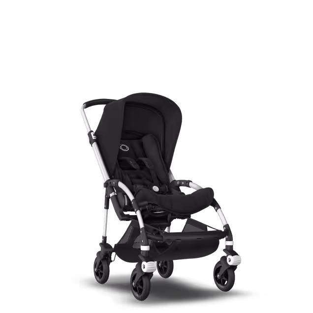 Bugaboo Bee 5 travel system black sun canopy, black fabrics, aluminium base - Main Image Slide 6 of 15