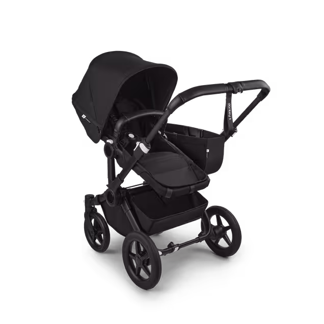 Bugaboo Donkey 5 Mono complete UK BLACK/MIDNIGHT BLACK-MIDNIGHT BLACK - Main Image Slide 2 of 9