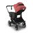 Bugaboo Donkey 5 Mono 2-in-1 stroller graphite base, midnight black fabrics, sunrise red sun canopy - Thumbnail Slide 4 of 12