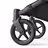 Bugaboo Donkey 5 Duo double stroller graphite base, grey mélange fabrics, grey mélange sun canopy - Thumbnail Slide 10 of 11