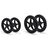 Refurbished Bugaboo Donkey/Buffalo wheels replacement set BLACK (4x) - Thumbnail Slide 2 van 2