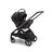 Refurbished Bugaboo Dragonfly bassinet and seat stroller black base, grey melange fabrics, grey melange sun canopy - Thumbnail Slide 13 of 14
