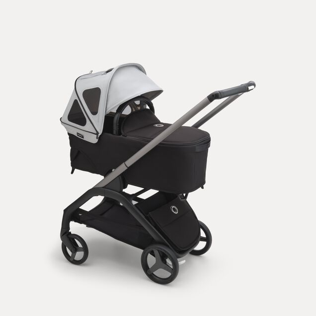 Refurbished Bugaboo Dragonfly breezy sun canopy MISTY GREY - Main Image Slide 3 of 5