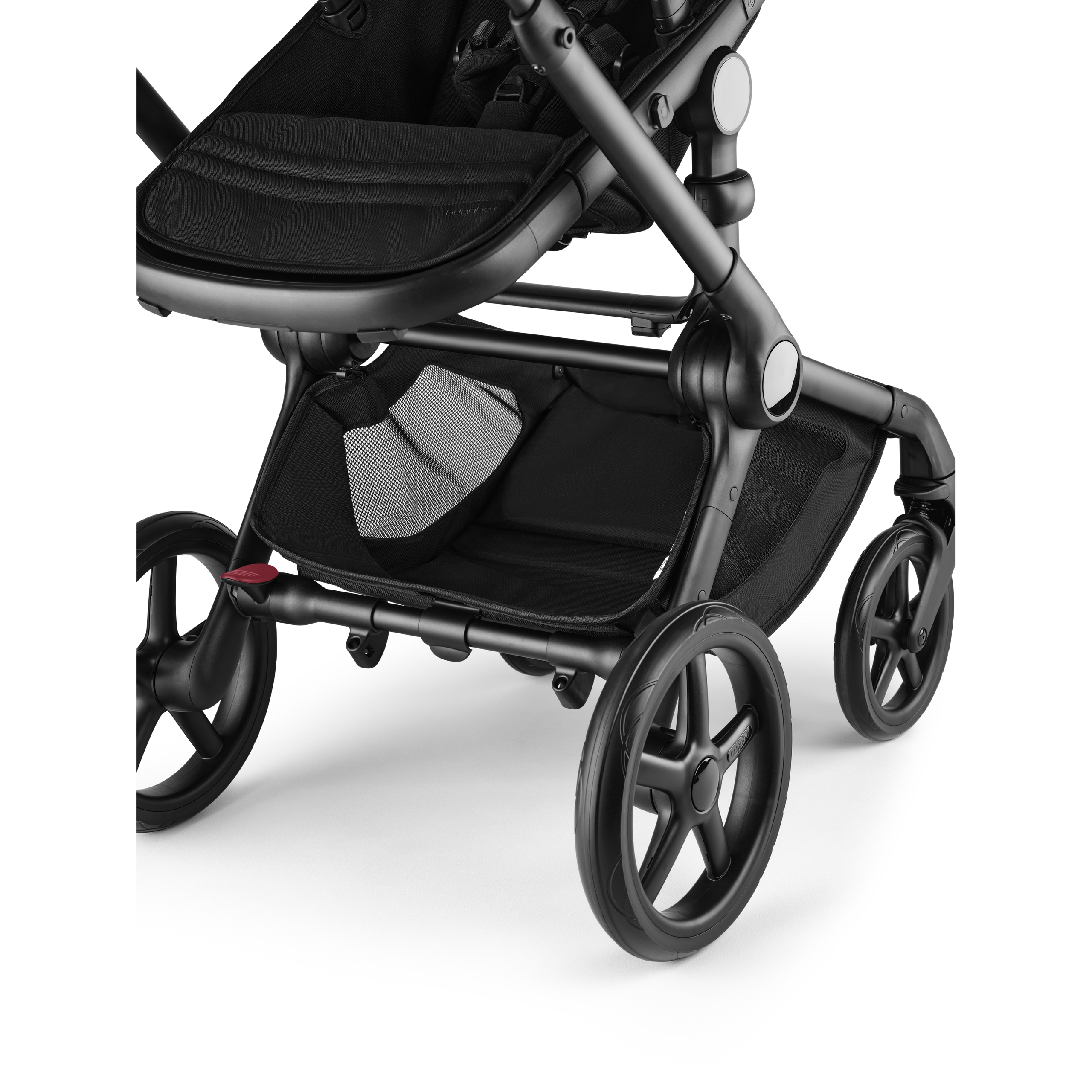 Bugaboo Fox 5 Renew 2-in-1 pram black base, forest green fabrics, forest green sun canopy - Thumbnail Slide 5 of 13