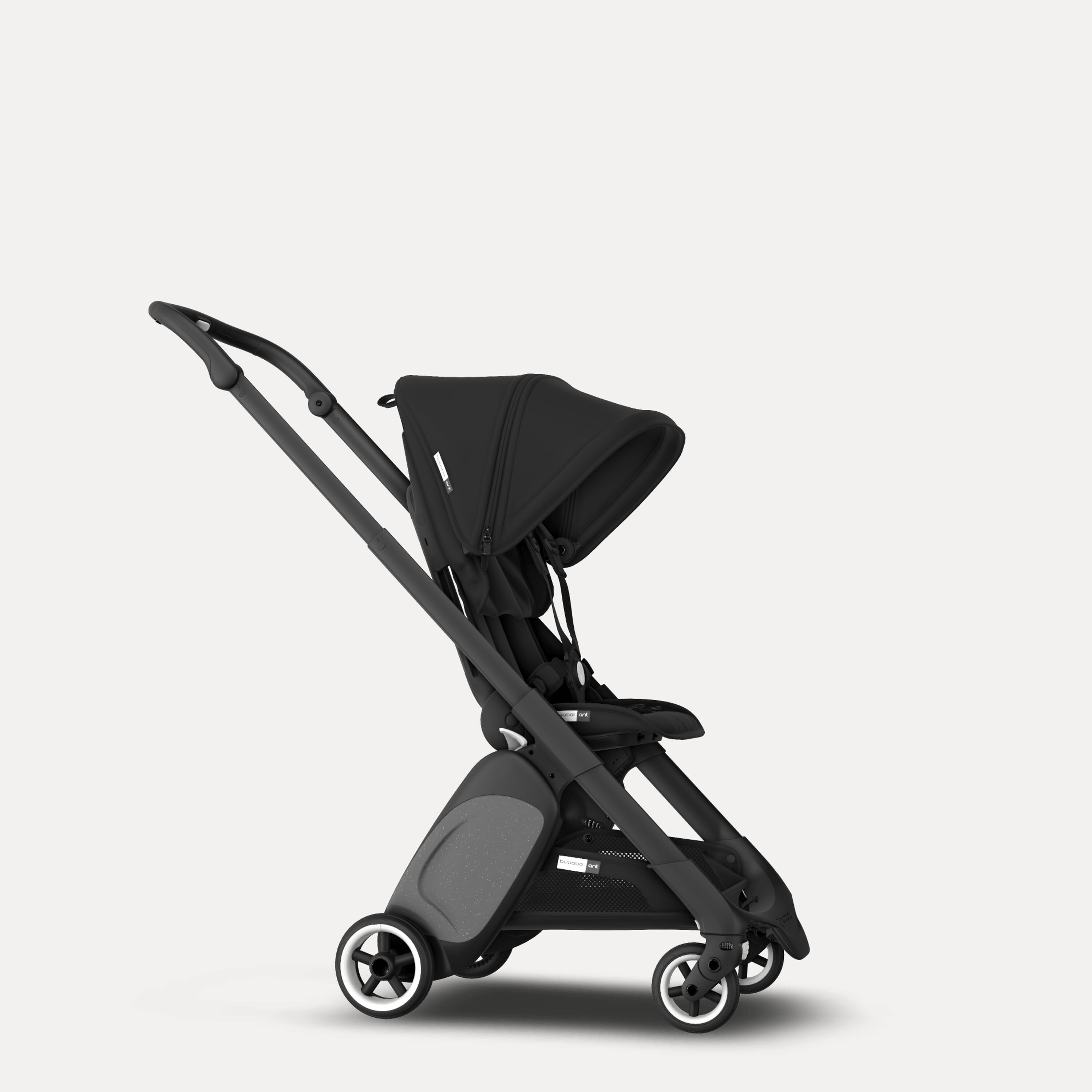 Bugaboo Ant seat stroller black sun canopy, black fabrics, black base - Main Modal Image Slide 4 of 6