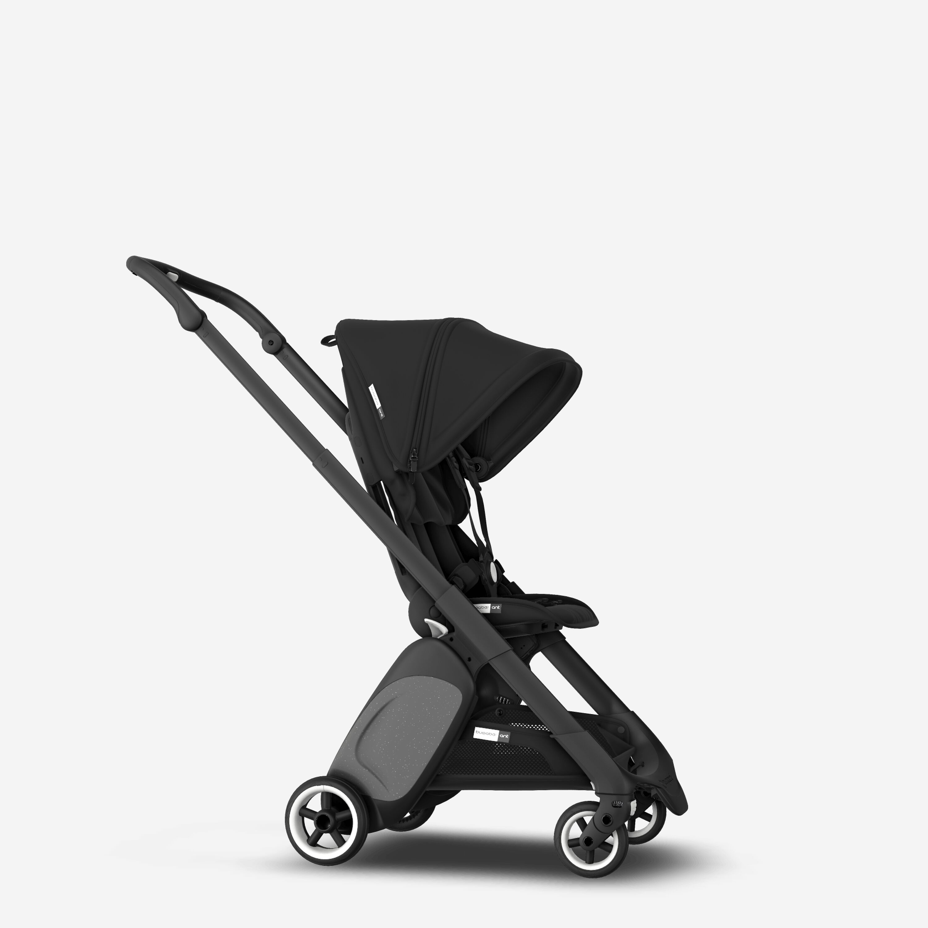Bugaboo Ant seat stroller black sun canopy, black fabrics, black base - Main Modal Image Slide 4 of 6