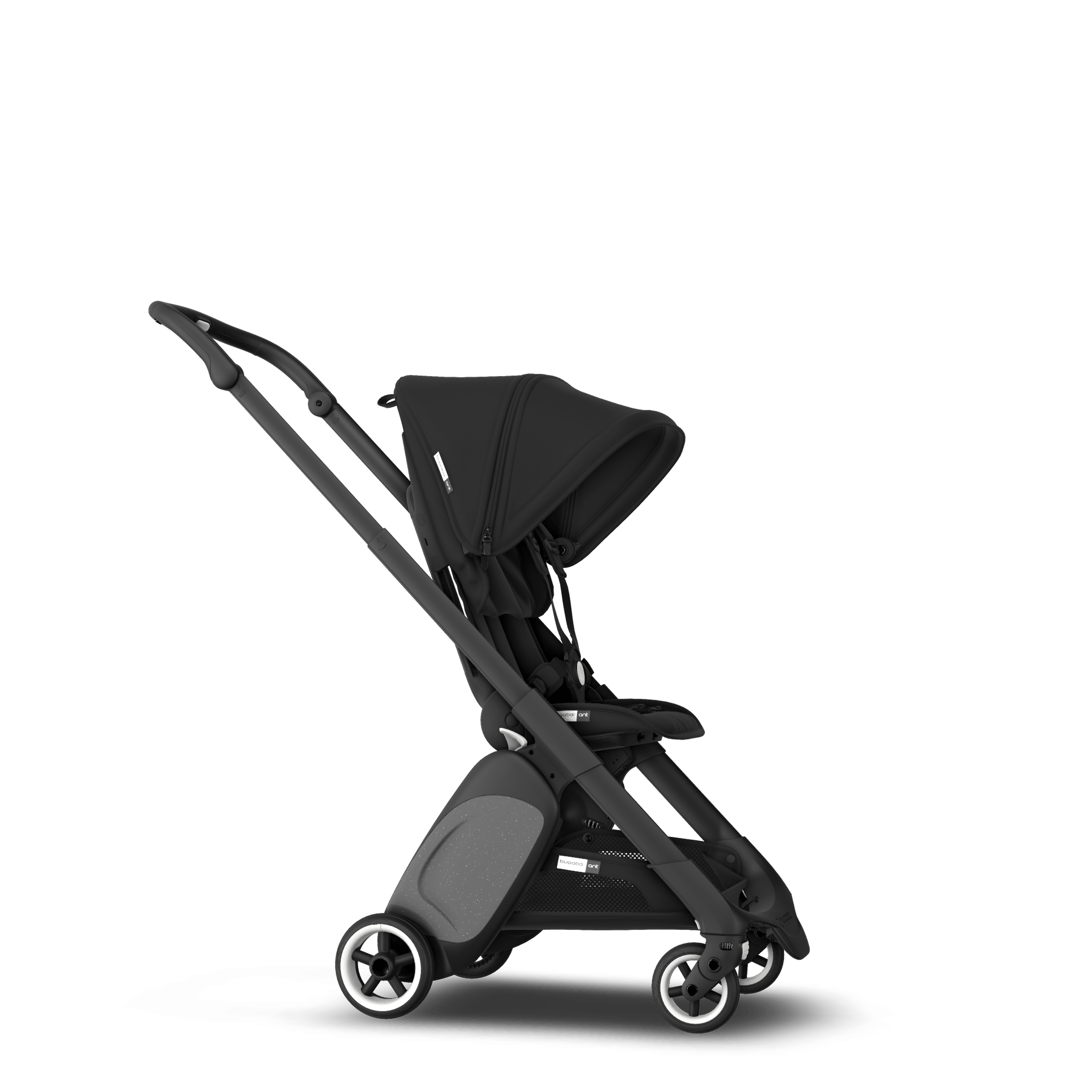 Bugaboo Ant seat stroller black sun canopy, black fabrics, black base - Thumbnail Slide 4 of 6