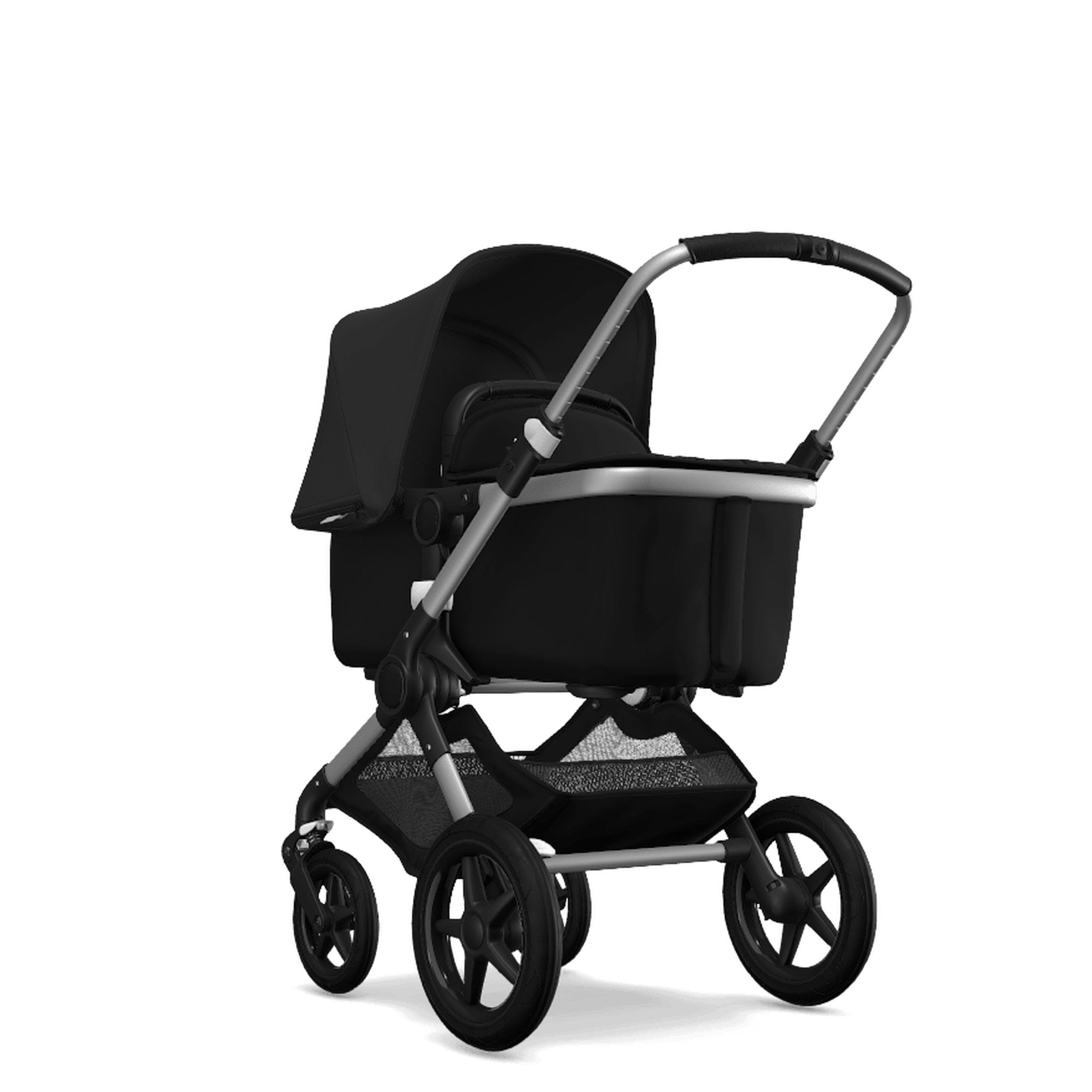 Refurbished Bugaboo Fox complete ALU/BLACK-BLACK - Thumbnail Slide 3 van 4