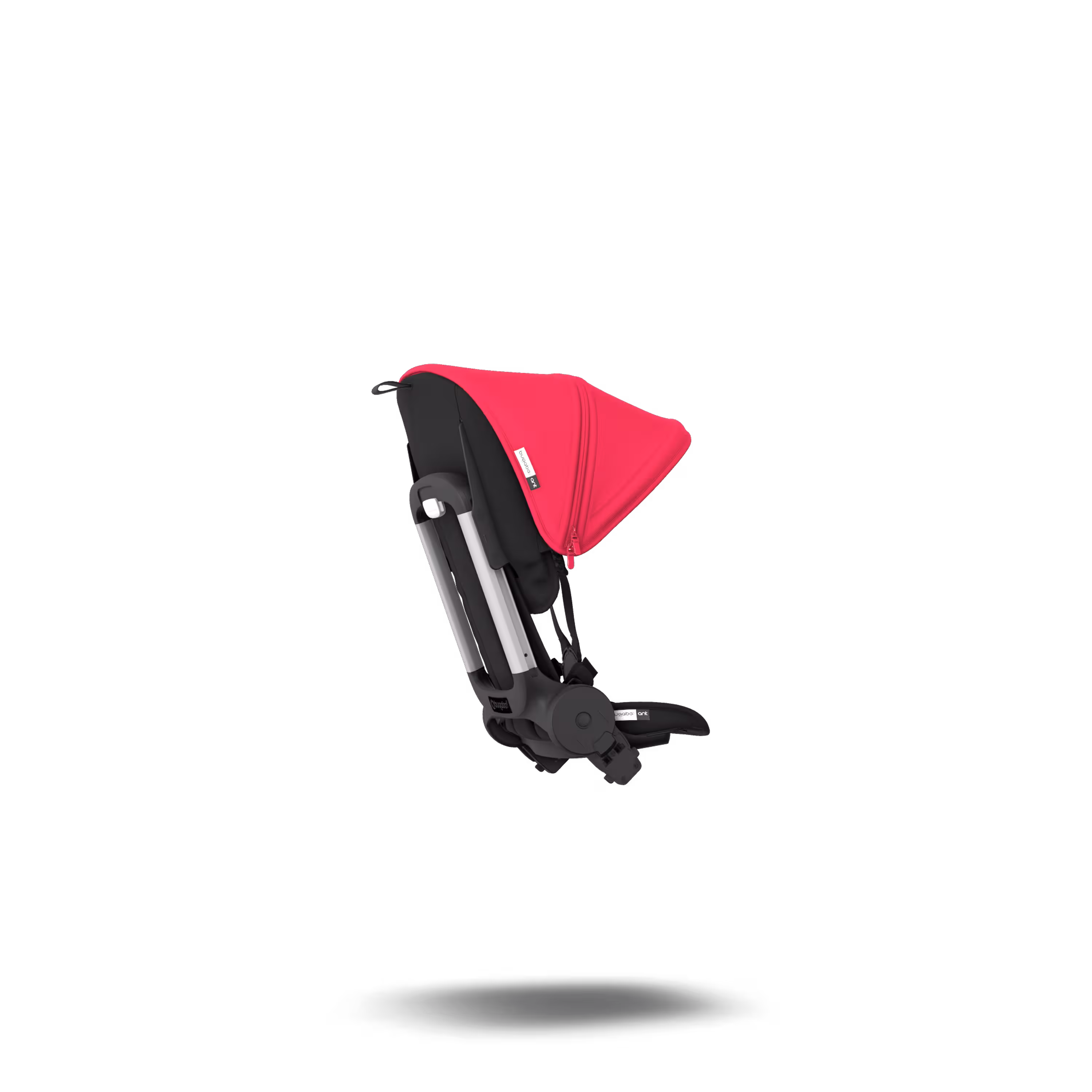 Refurbished Bugaboo Ant style set complete BLACK-NEON RED - Main Modal Image Slide 6 of 7