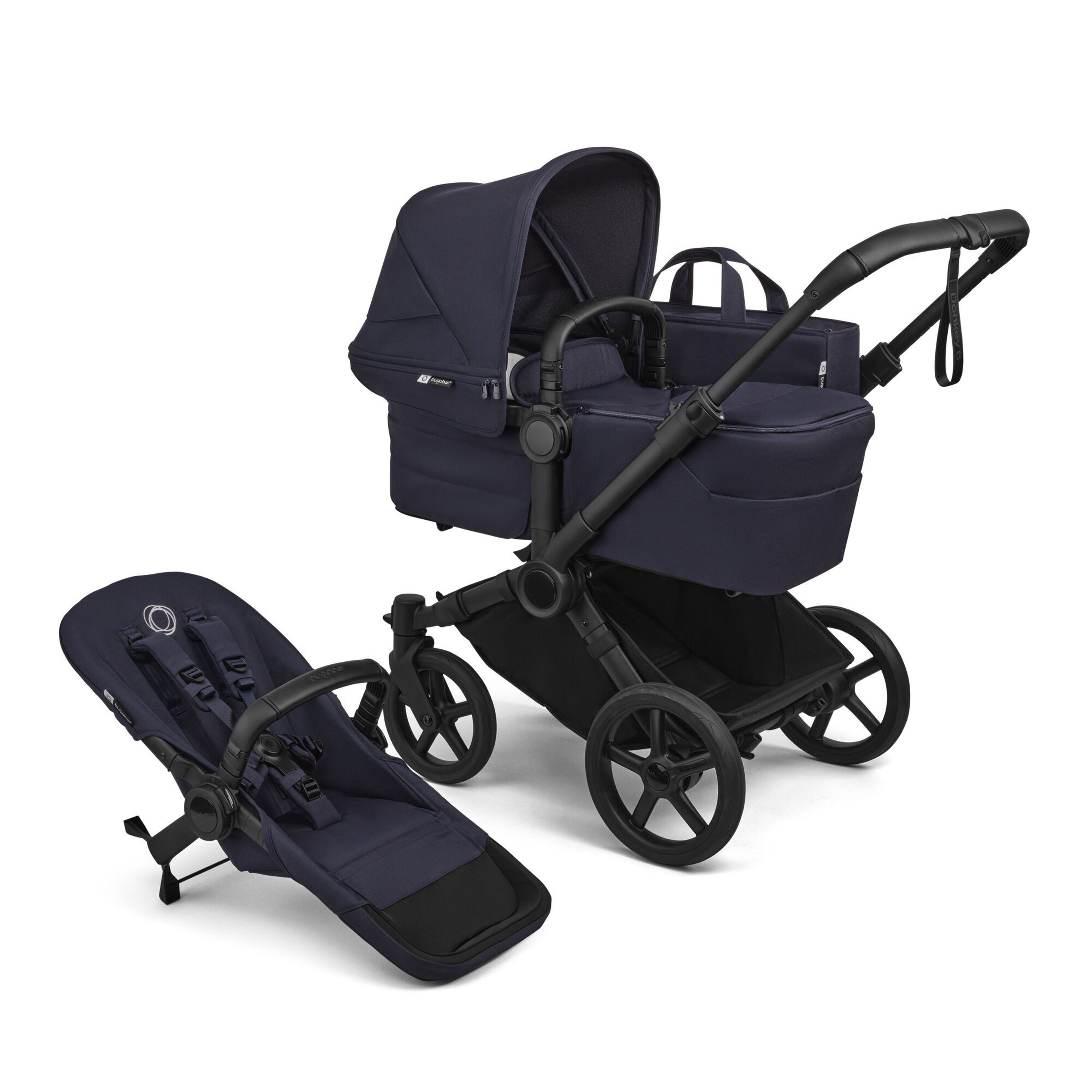 Bugaboo Donkey 6 complete NA BLACK/DEEP INDIGO-DEEP INDIGO - Main Modal Image Slide 1 of 2