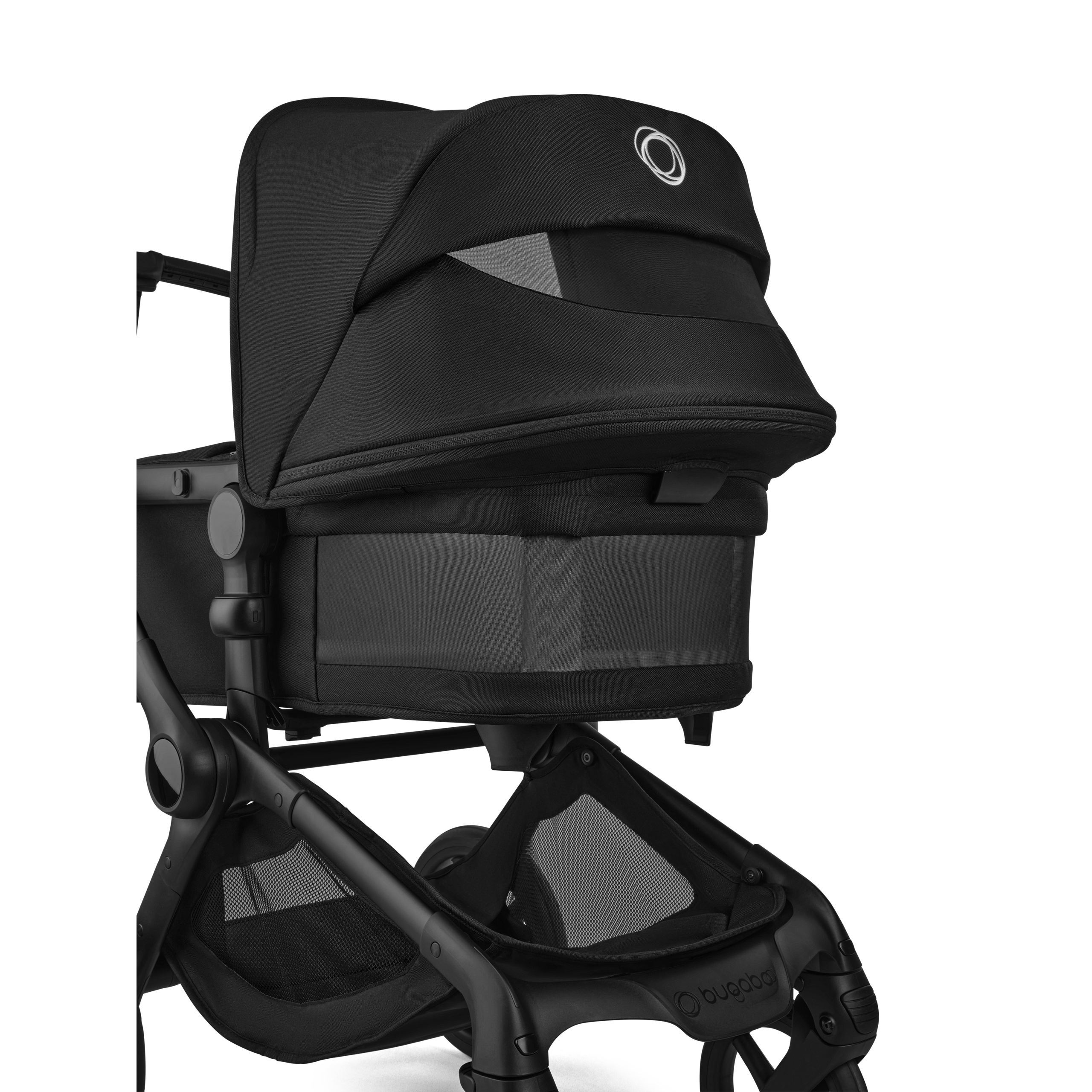 Bugaboo Fox 5 Renew 2-in-1 pram black base, heritage black fabrics, heritage black sun canopy - Thumbnail Slide 6 of 13