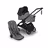 Bugaboo Dragonfly Plus 2-in-1 stroller black base, grey melange fabrics, heritage black sun canopy - Thumbnail Slide 1 of 11