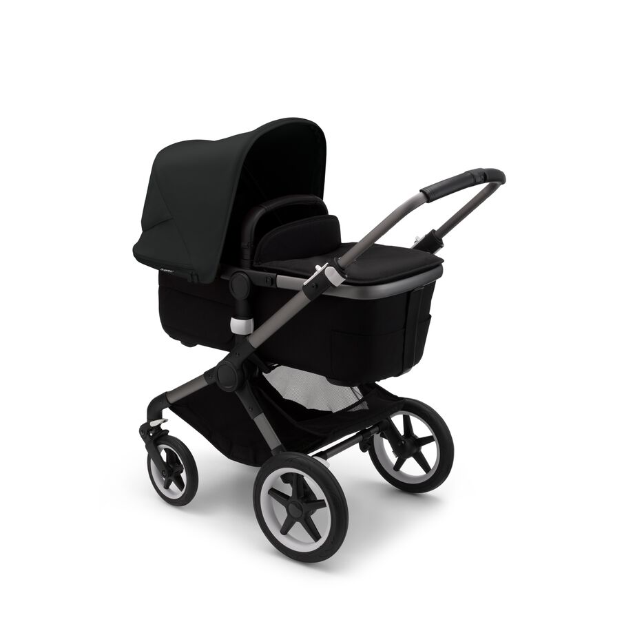 Bugaboo Fox 3 and seat stroller Midnight black sun canopy