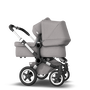 US - D2D stroller bundle aluminum, mineral light grey - Thumbnail Slide 1 of 4