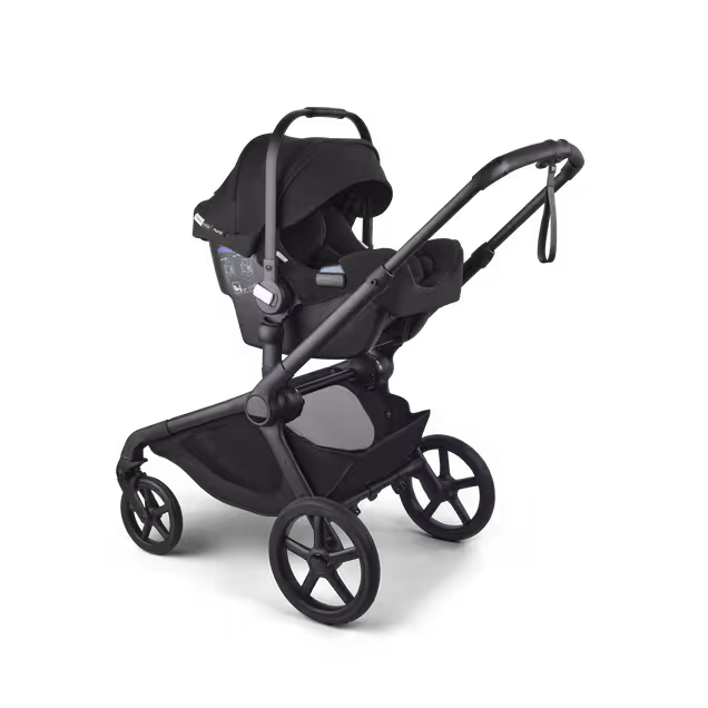 Bugaboo Kangaroo 2-in-1 stroller black base, forest green fabrics, forest green sun canopy - Main Image Slide 16 of 18