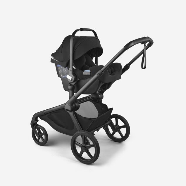 Bugaboo Kangaroo 2-in-1 stroller black base, forest green fabrics, forest green sun canopy - Main Image Slide 16 of 18