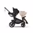 Bugaboo Kangaroo seat-only tandem black base, forest green fabrics, forest green sun canopy - Thumbnail Slide 11 of 12