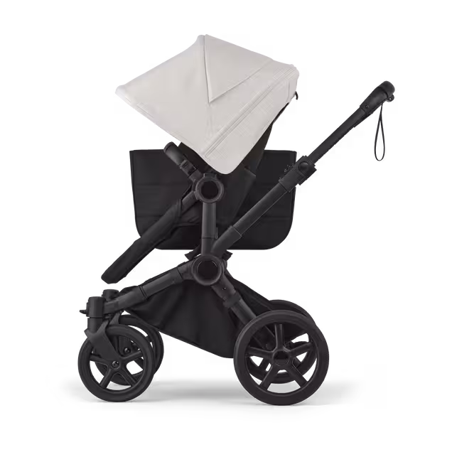 Bugaboo Donkey 6 2-in-1  stroller black base, misty white fabrics, misty white sun canopy - Main Image Slide 4 of 10