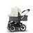 Donkey 2 Duo Fresh White Sun Canopy, Grey Melange Fabrics, Aluminium Chassis - Thumbnail Slide 2 of 6