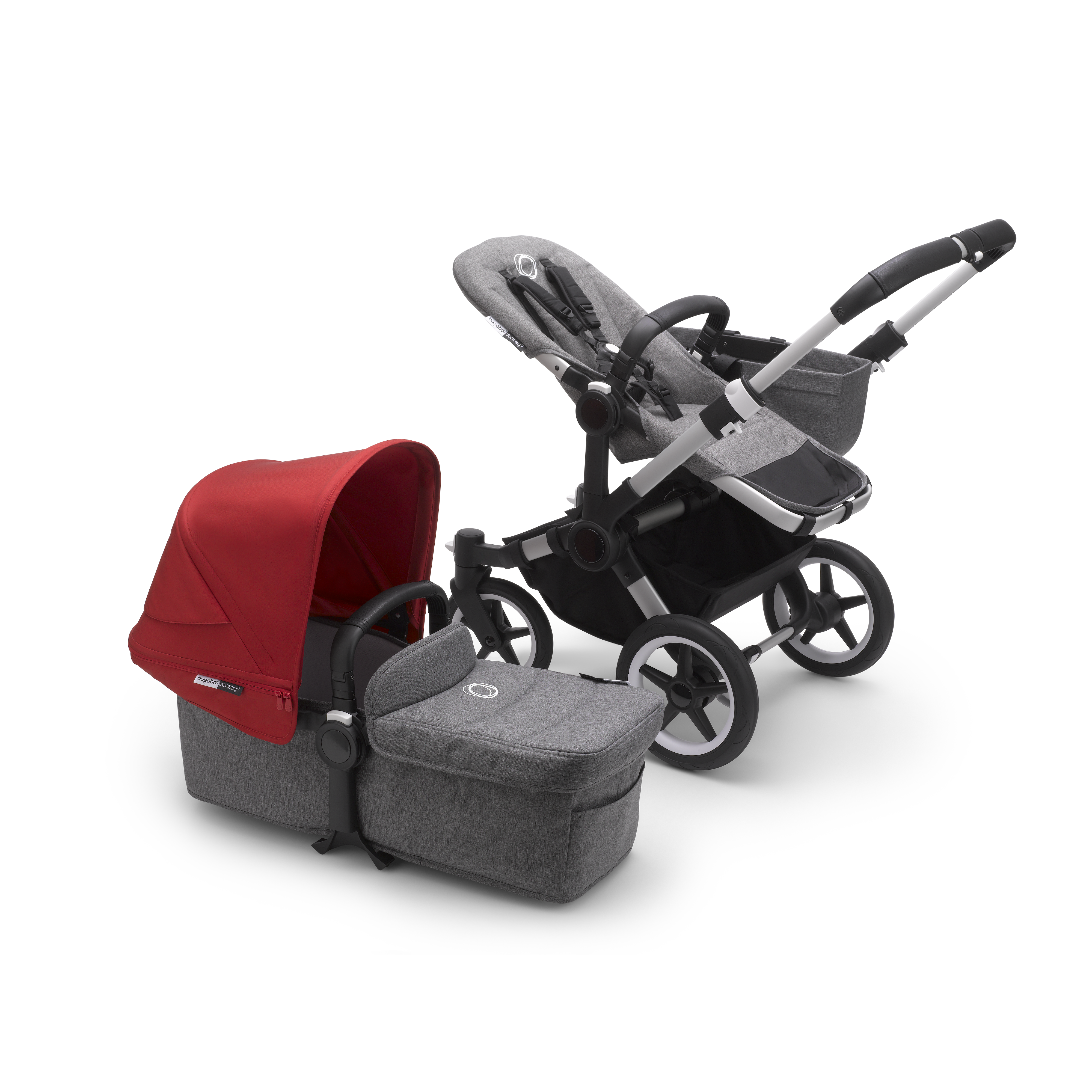 bugaboo donkey red melange