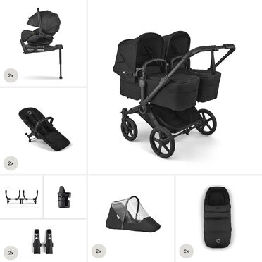 Bugaboo Donkey 6 Twin Ultimate newborn bundle
