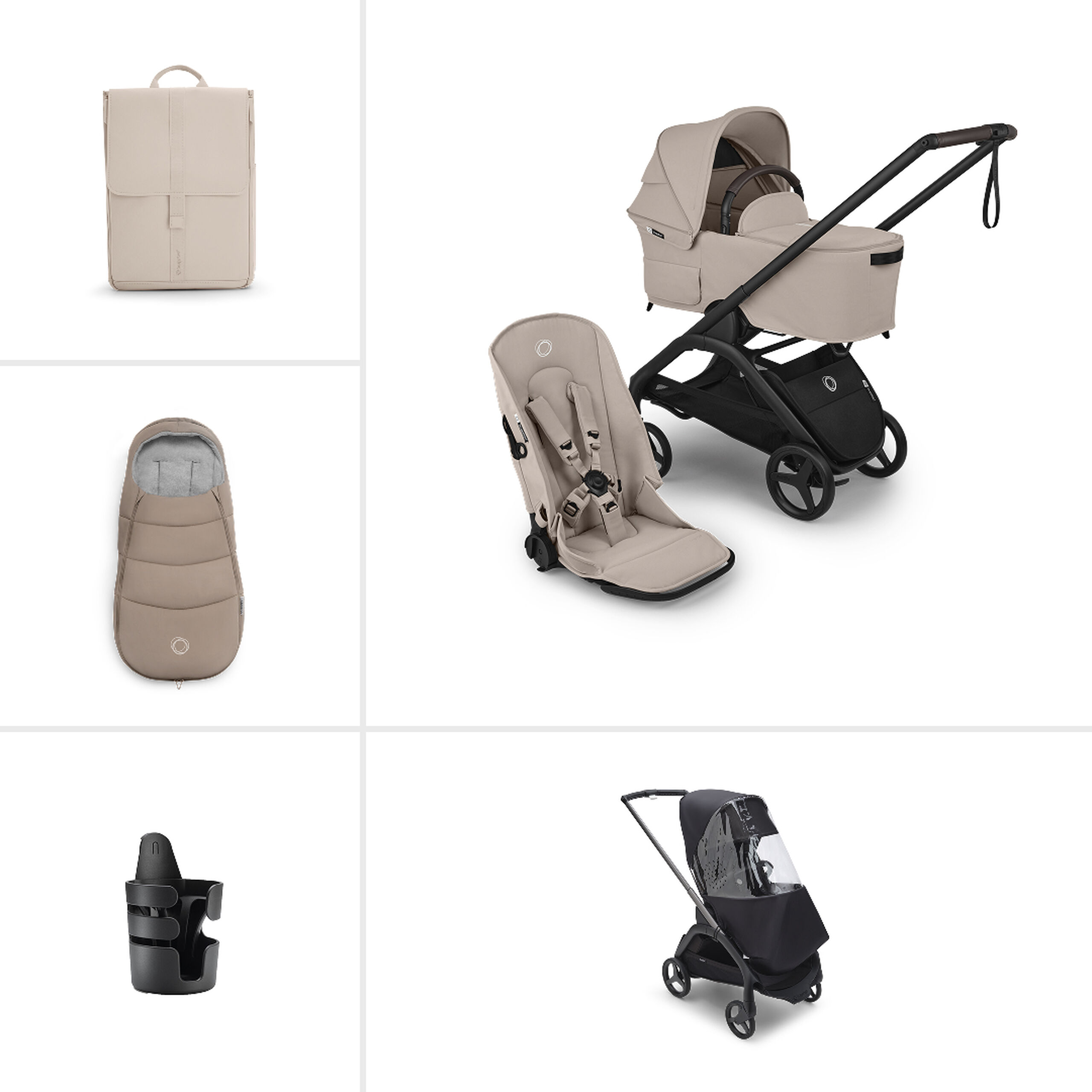 Pack Poussette Essentiels Bugaboo Dragonfly Plus - Thumbnail Slide 1 of 6