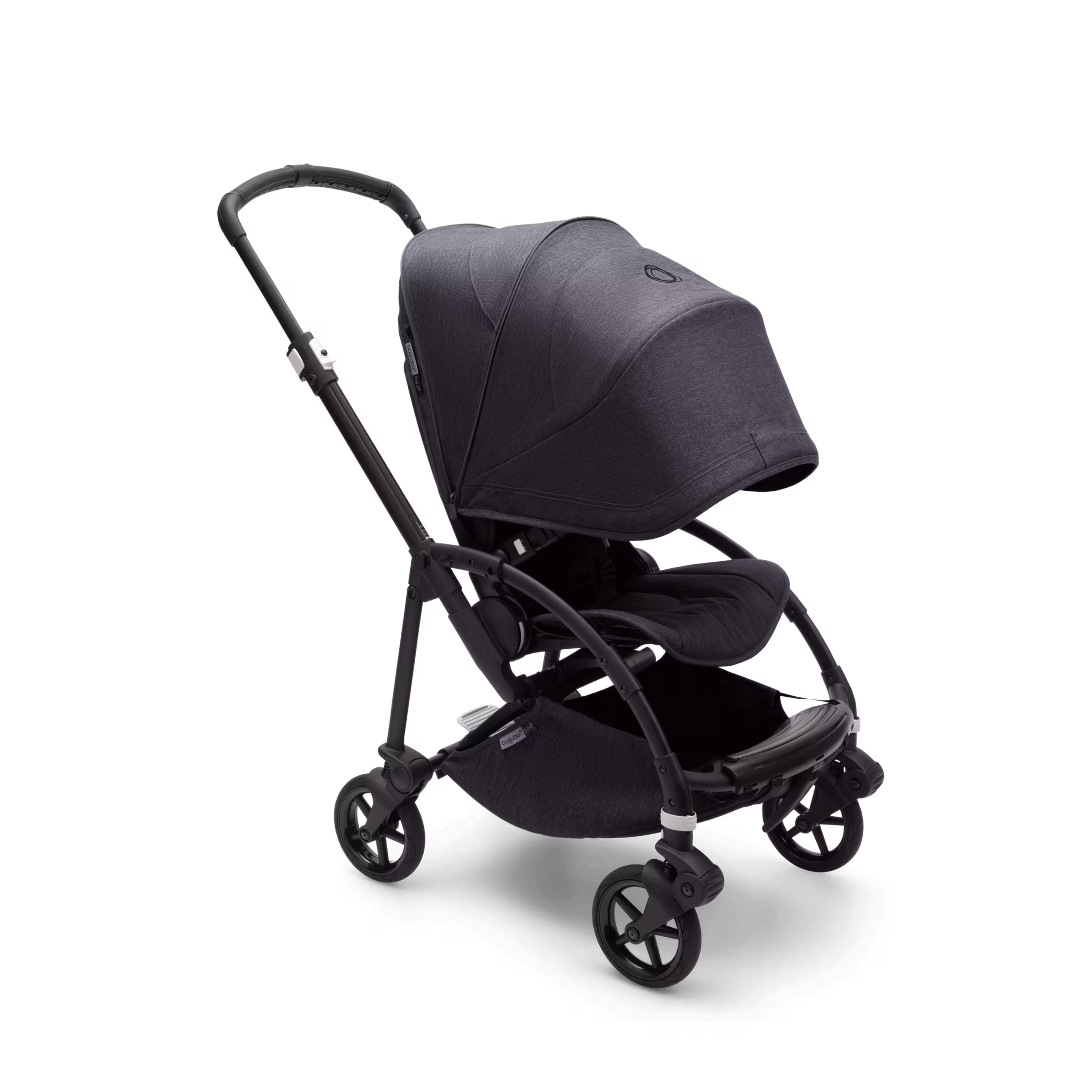 Bugaboo Bee 6 complete mineral washed black sun canopy, mineral washed black fabrics, black base - Main Modal Image Slide 2 of 5
