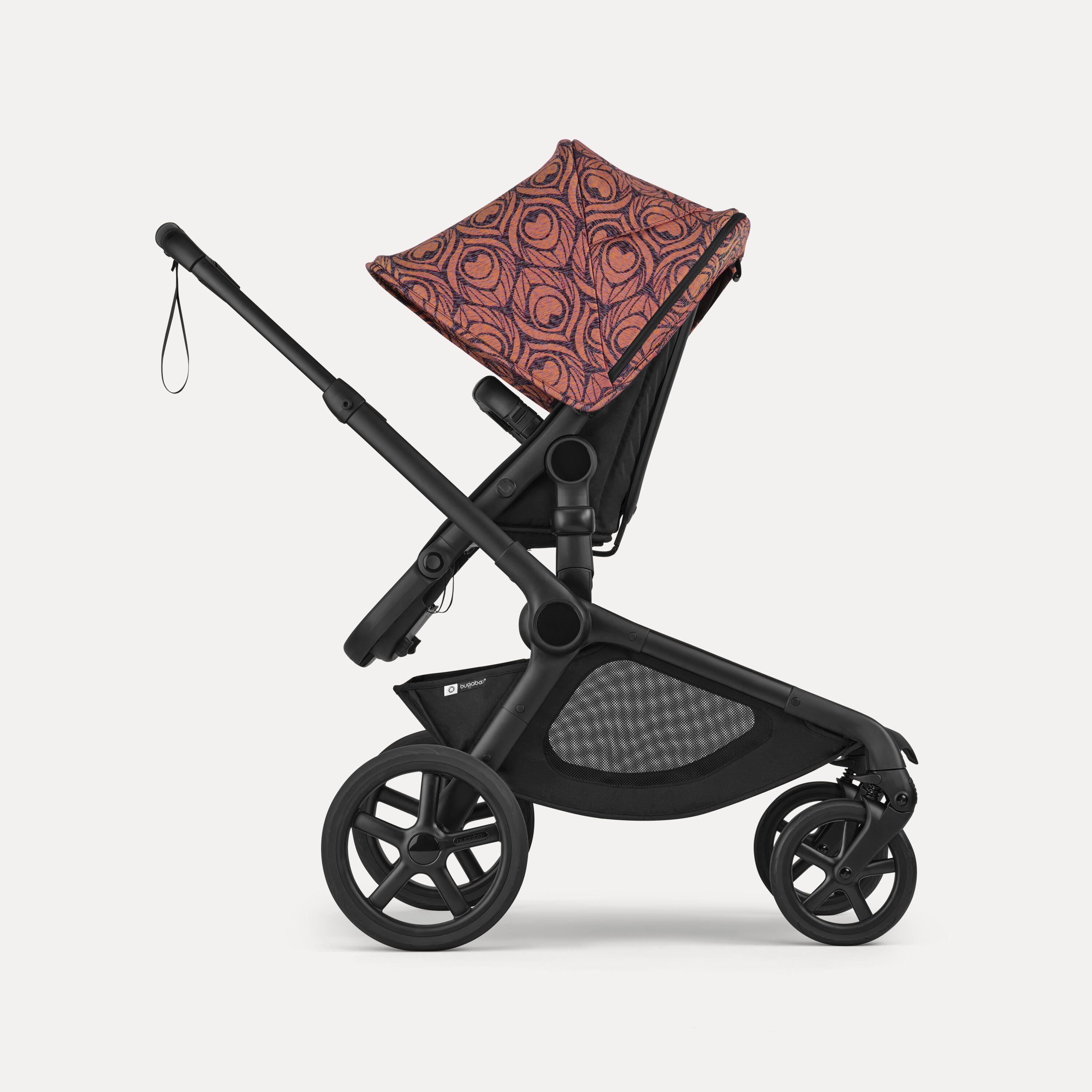 Bugaboo X Artipoppe Kangaroo Limited Edition 2-in-1 stroller black base, heritage black fabrics, bugaboo x artipoppe sun canopy - Main Modal Image Slide 3 of 12