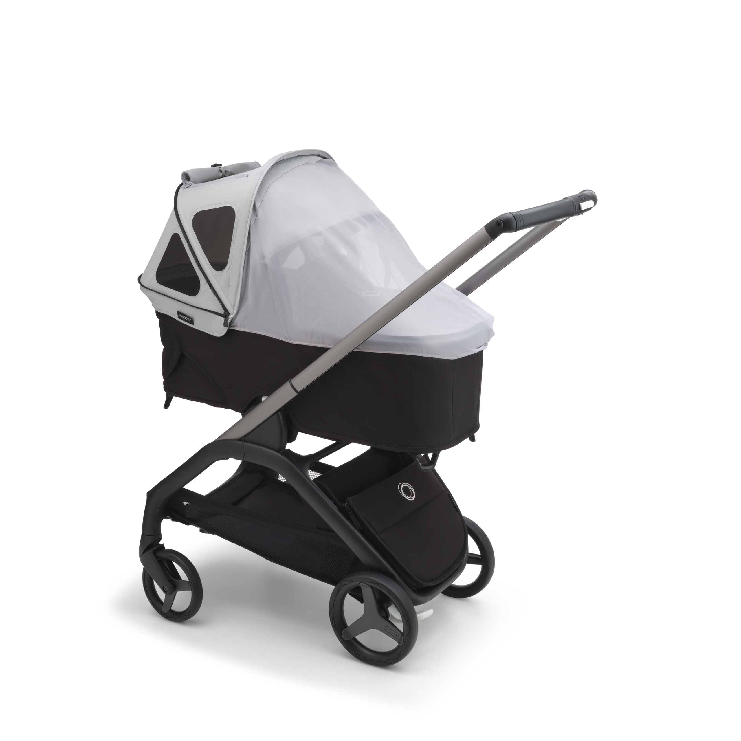 Bugaboo Dragonfly breezy sun canopy MISTY GREY - Thumbnail Slide 3 of 4