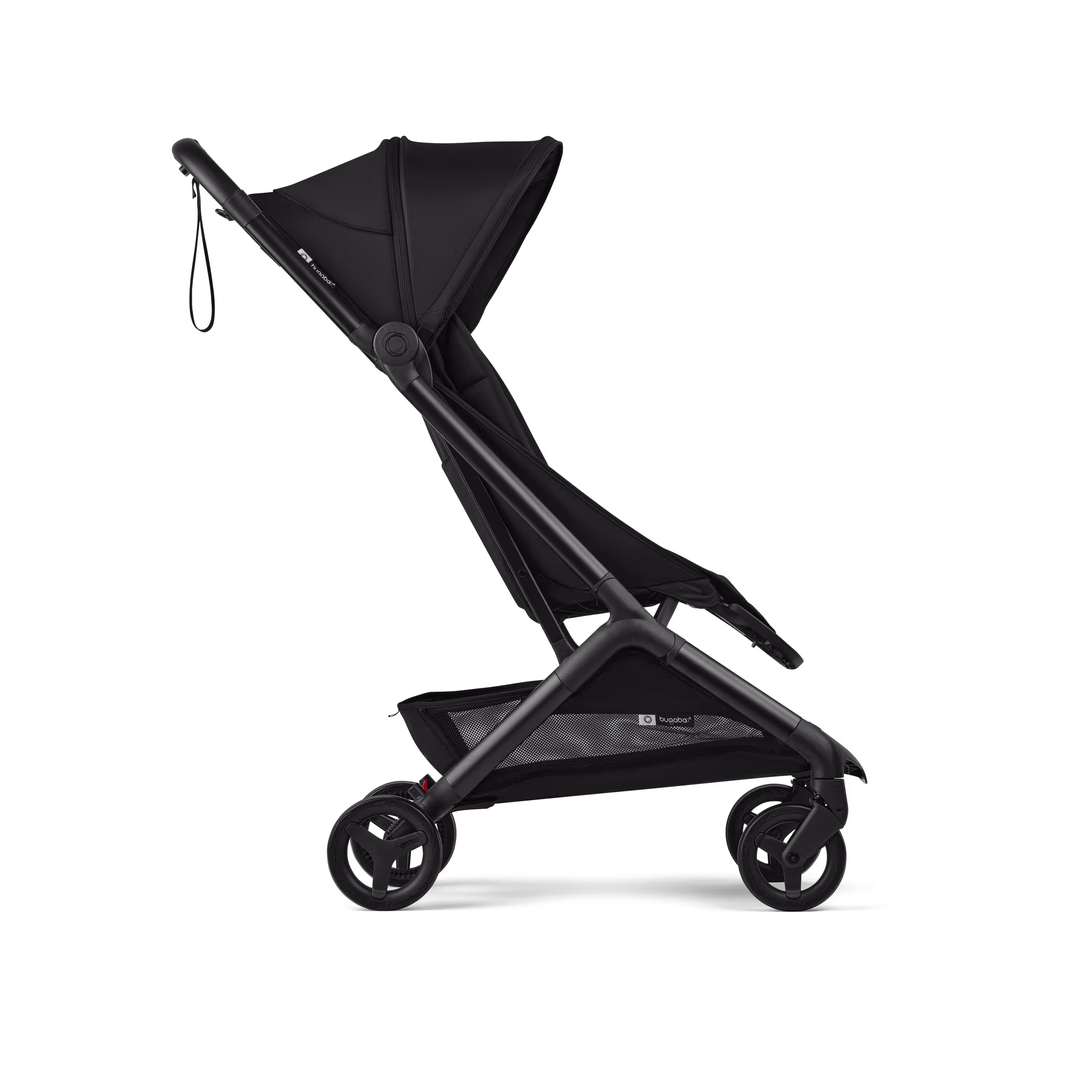 Bugaboo Butterfly 2 Plus travel pram black base, heritage black fabrics, heritage black sun canopy - Main Modal Image Slide 2 of 12